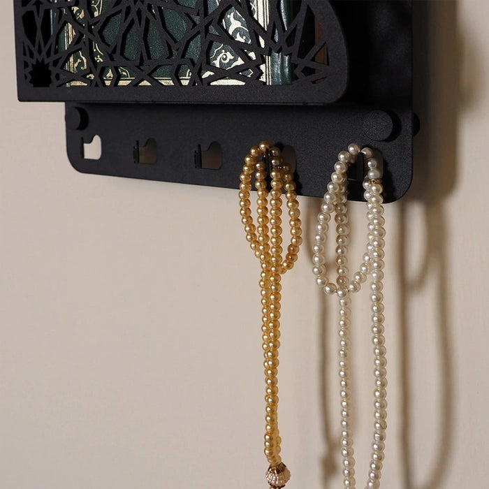 Metal Quran Box for Wall with Hangers - 10" x 18"