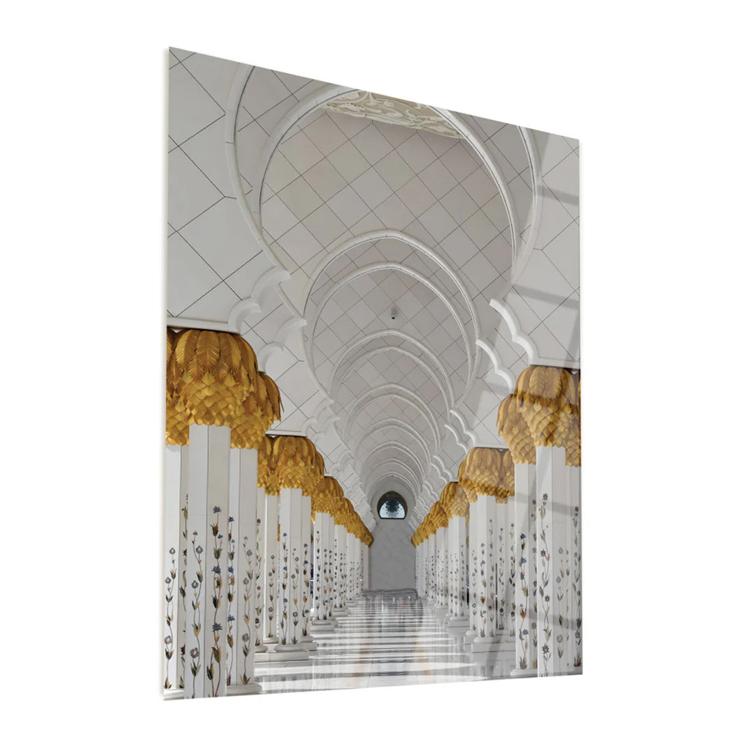 Maryam Islamic Art Sheikh Zayed Grand Mosque Glass Islamic Wall Art.