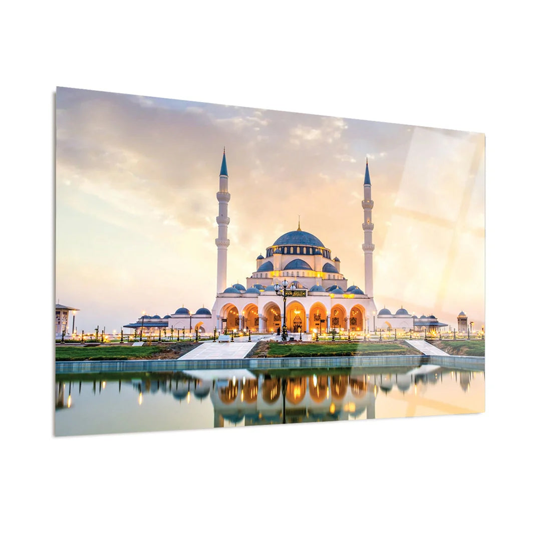 Maryam Islamic Art Sharjah Mosque Glass Islamic Wall Art.