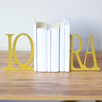 Iqra Metal Bookend | Islamic Art | Islamic Home Decor | Table Decor