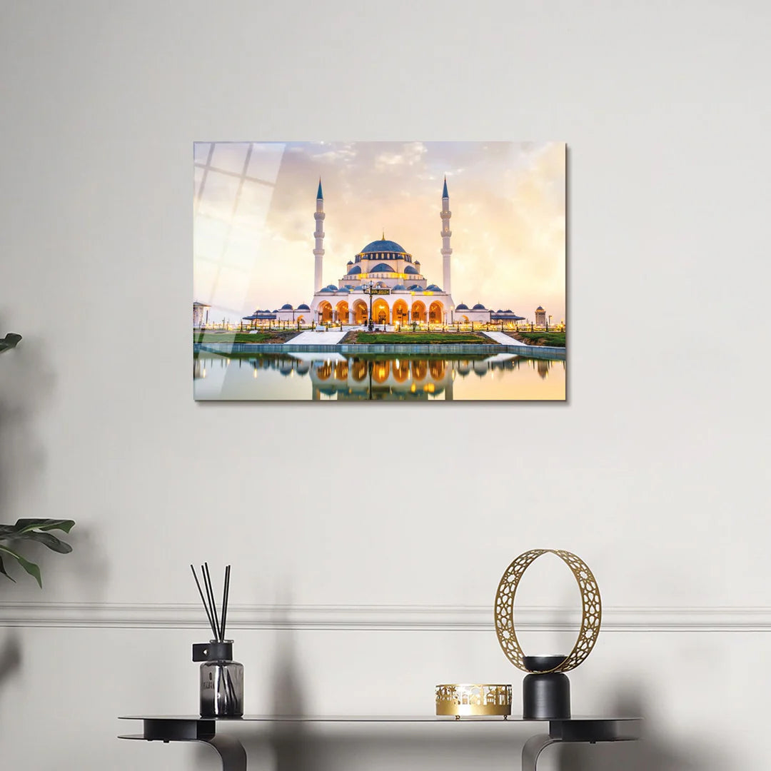 Maryam Islamic Art Sharjah Mosque Glass Islamic Wall Art.
