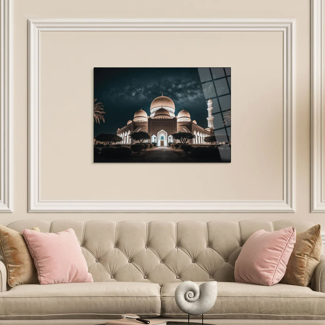 Maryam Islamic Art Sheikh Zayed Grand Mosque Glass Islamic Wall Art.