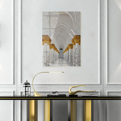 Maryam Islamic Art Sheikh Zayed Grand Mosque Glass Islamic Wall Art.